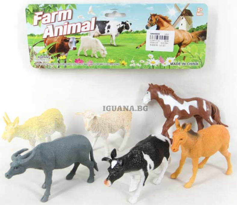 Детски ДОМАШНИ ЖИВОТНИ 6бр.