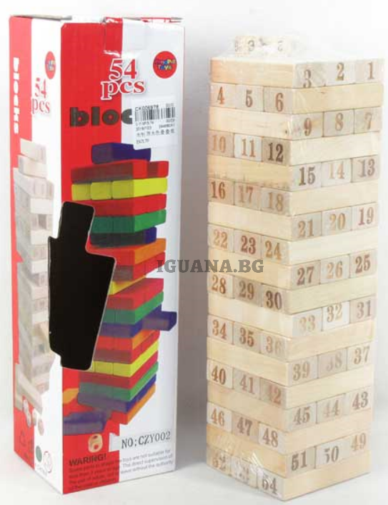 Игра с Конструктор Тухлички Натурални