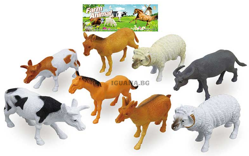 Детски Фигурки ДОМАШНИ ЖИВОТНИ 6бр.