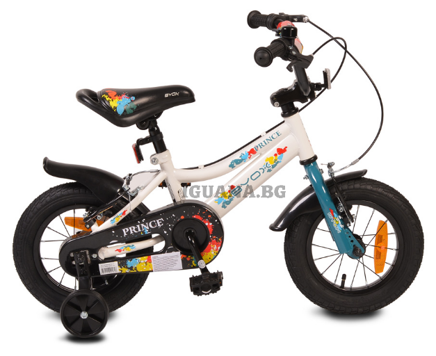 Детски ВЕЛОСИПЕД 12" PRINCE БЯЛ