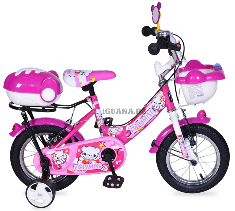 Детски ВЕЛОСИПЕД 12" - 1282 ЦИКЛАМА