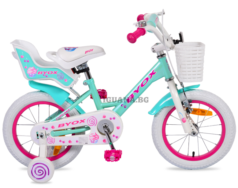 Детски ВЕЛОСИПЕД 14" CUPCAKE РОЗОВ