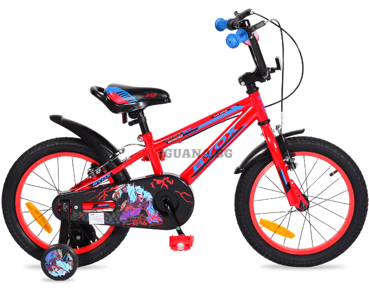 Детски ВЕЛОСИПЕД 16" MONSTER ЧЕРВЕН