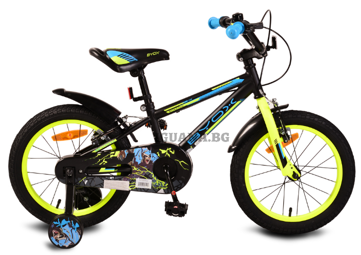 Детски ВЕЛОСИПЕД 16" MONSTER ЧЕРЕН