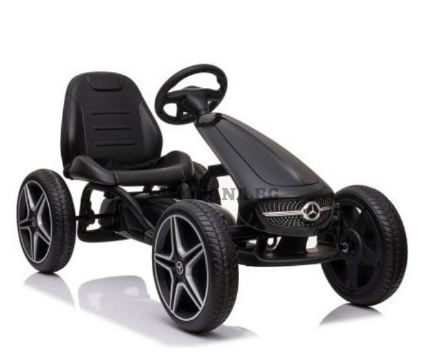 Детска КАРТИНГ КОЛА MERCEDES BENZ GO KART EVA ЧЕРЕН
