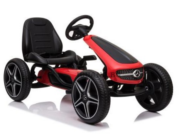 Детска КАРТИНГ КОЛА MERCEDES BENZ GO KART EVA ЧЕРВЕН