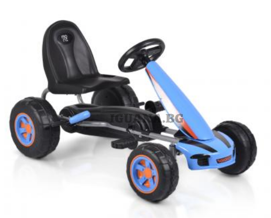 Детска КАРТИНГ КОЛА FEVER - B005 СИН