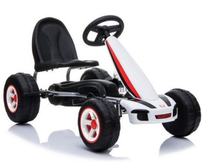 Детска КАРТИНГ КОЛА FEVER - B005 БЯЛ