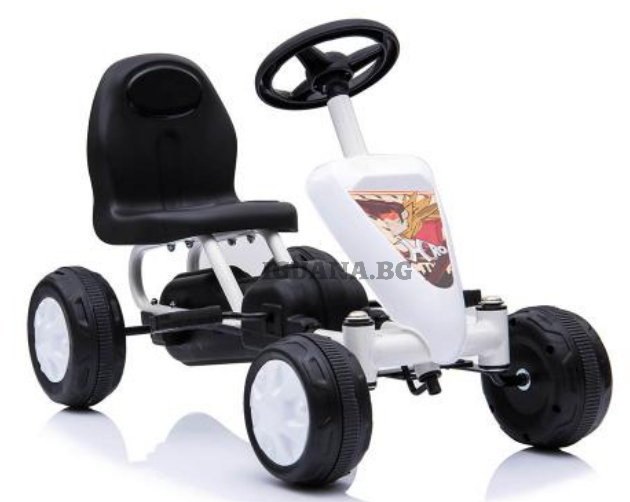 Детска КАРТИНГ КОЛА COLORADO - B003 БЯЛ
