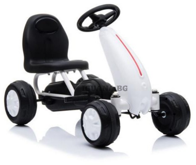 Детска КАРТИНГ КОЛА BLAZE - B001 БЯЛ