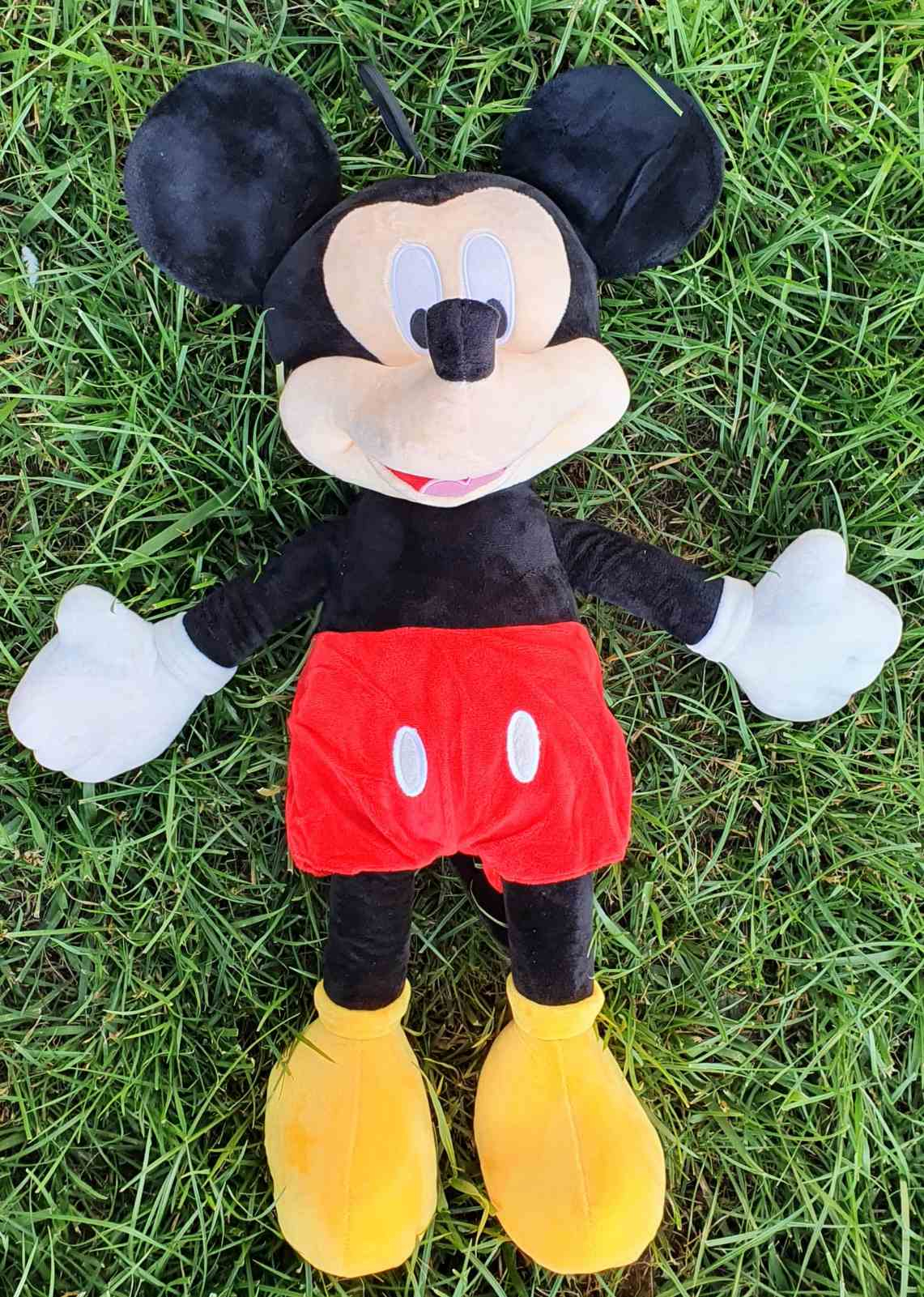 Плюшено Мишле Червено Мики и Розово Мини 65х40см