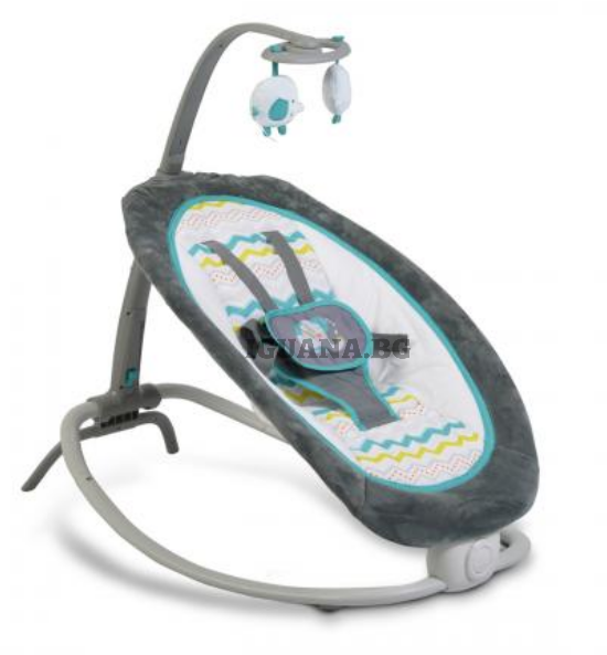 Детски / Бебешки ШЕЗЛОНГ REMY ТЮРКОАЗ