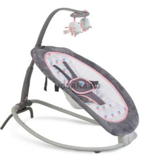 Детски / Бебешки ШЕЗЛОНГ REMY РОЗОВ