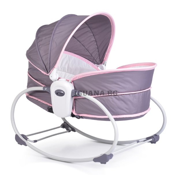 Детски / Бебешки ШЕЗЛОНГ AVA 5В1 ЛИЛАВ