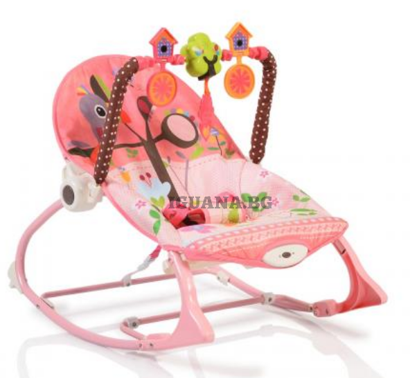 Детски / Бебешки ШЕЗЛОНГ JAMAICA РОЗОВ