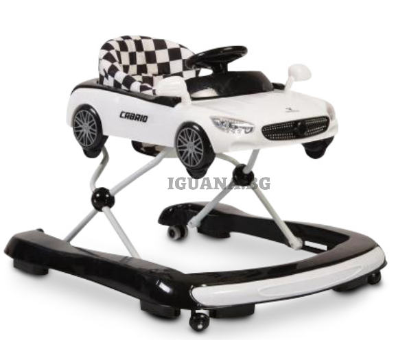 Детска / Бебешка ПРОХОДИЛКА CABRIO 2 В 1 БЯЛ