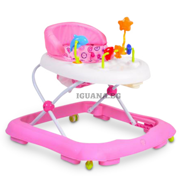 Детска / Бебешка ПРОХОДИЛКА ЕКО РОЗОВ