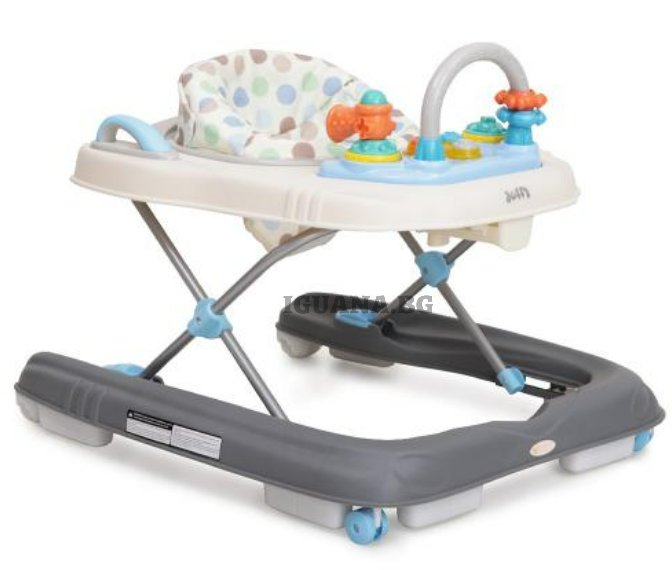 Детска / Бебешка ПРОХОДИЛКА DOTTY 2 В 1 СИН