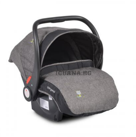 Детски / Бебешки СТОЛ-КОШНИЦА ЗА КОЛА STEFANIE 2020 ТЪМНОСИВ 0+(0-13кг)