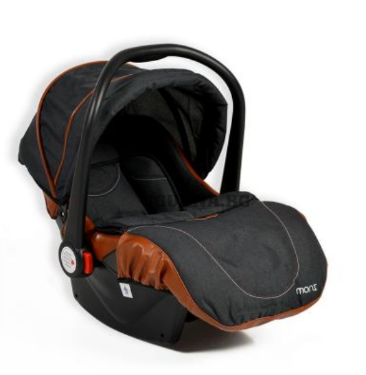 Детски / Бебешки СТОЛ-КОШНИЦА ЗА КОЛА ALMA ЧЕРЕН 0+(0-13кг)