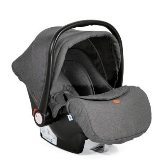 Детски / Бебешки СТОЛ-КОШНИЦА ЗА КОЛА ICON / MACAN СИВ 0+(0-13кг)