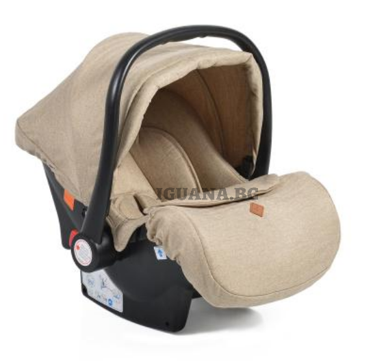 Детски / Бебешки СТОЛ-КОШНИЦА ЗА КОЛА ICON / MACAN БЕЖОВ 0+ (0-13кг)