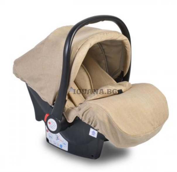 Детски / Бебешки СТОЛ-КОШНИЦА ЗА КОЛА MONI БЕЖОВ 0+(0-13кг)