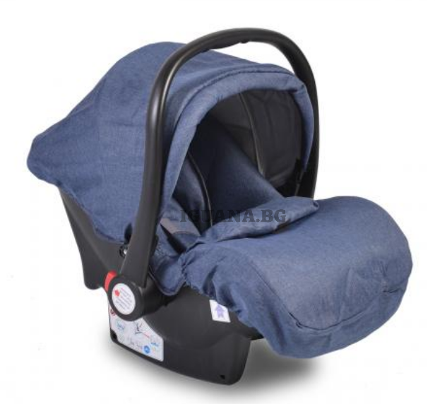 Детски / Бебешки СТОЛ-КОШНИЦА ЗА КОЛА MONI СИН 0+(0-13кг)