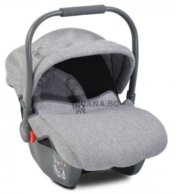 Детски / Бебешки СТОЛ-КОШНИЦА ЗА КОЛА SOFIE СИВ 0+(0-13кг)