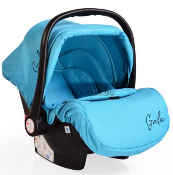 Детски / Бебешки СТОЛ-КОШНИЦА ЗА КОЛА GALA ТЮРКОАЗ 0+(0-13кг)