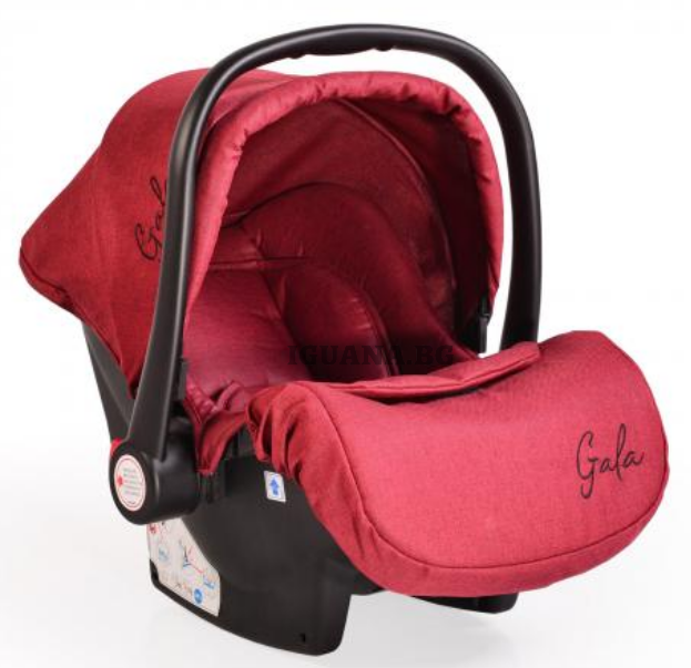 Детски / Бебешки СТОЛ-КОШНИЦА ЗА КОЛА GALA ЧЕРВЕН 0+(0-13кг)