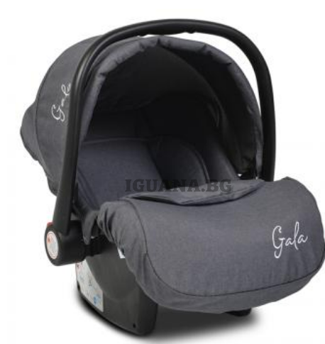 Детски / Бебешки СТОЛ-КОШНИЦА ЗА КОЛА GALA ЧЕРЕН 0+(0-13кг)