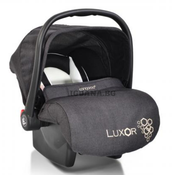 Детски / Бебешки СТОЛ-КОШНИЦА ЗА КОЛА LUXOR ЧЕРЕН 0+(0-13кг)