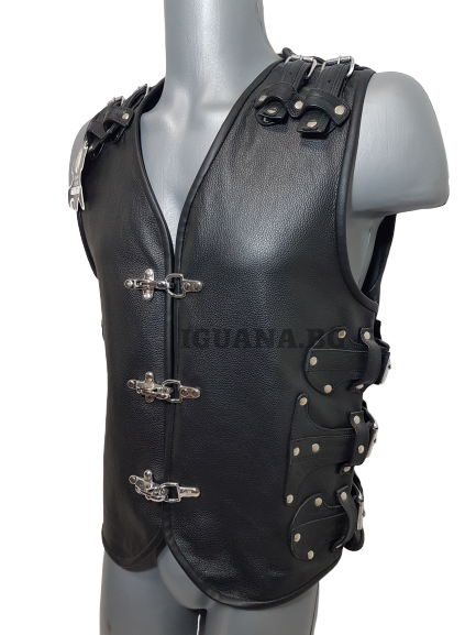 Кожен Елек / Естествена Телешка Кожа / Произведено в ПАКИСТАН