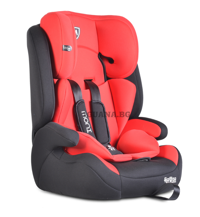 Детски СТОЛ ЗА КОЛА ARMOR ЧЕРВЕН 1/2/3 (9-36кг)