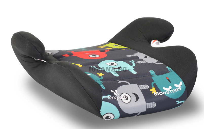 Детска АНАТОМИЧНА СЕДАЛКА ЗА КОЛА MONSTERS 2/3 (15-36кг)
