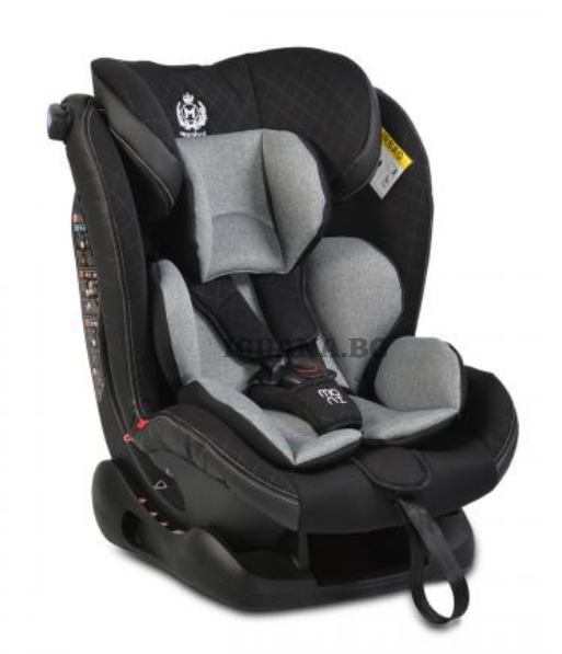 Детски СТОЛ ЗА КОЛА MARSHAL ЧЕРЕН 0/1/2/3 (0-36кг)