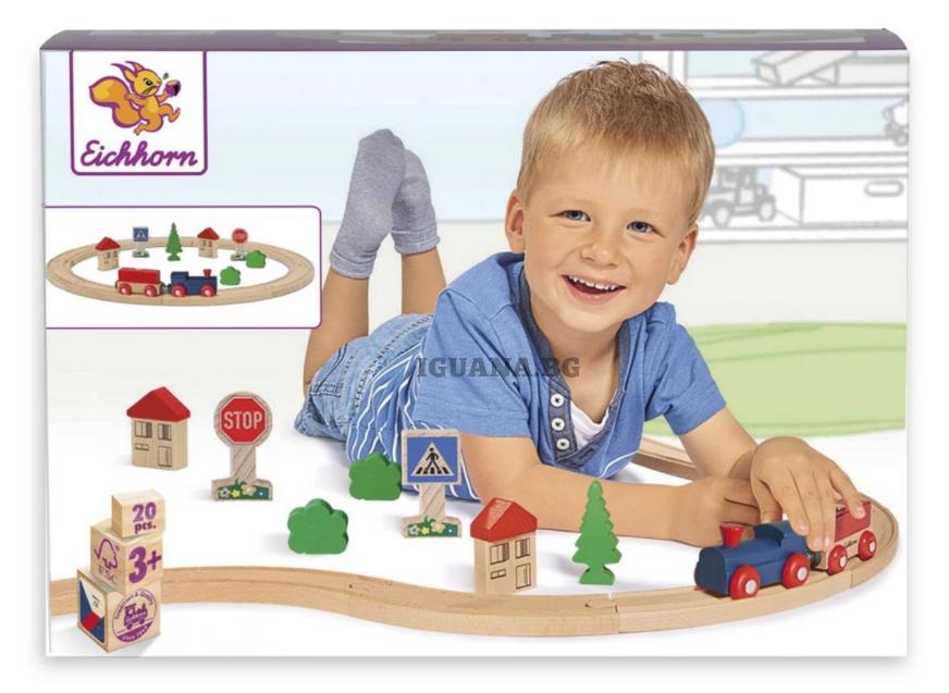 Влакче с релси Eichhorn, 135см.