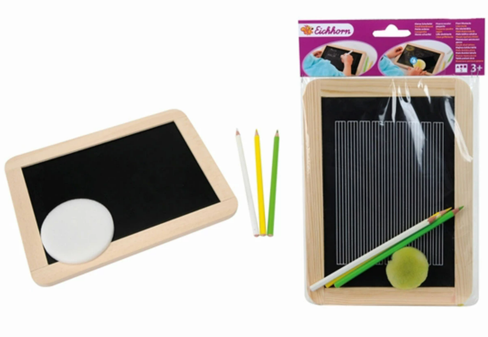 Дървена дъска за писане с молив Eichhorn, 25х18см.