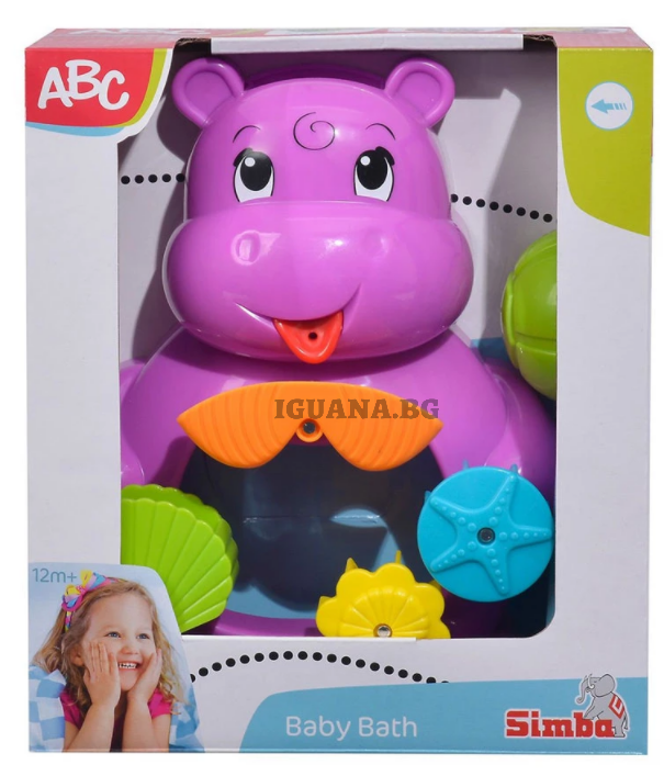 Хипопотам за баня Simba ABC