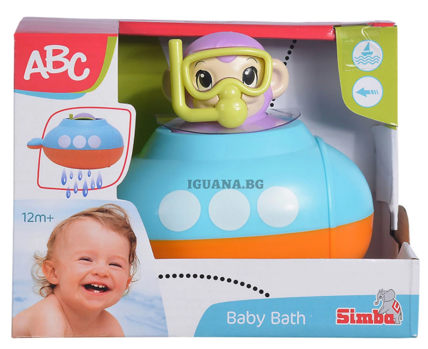 Подводница с водна функция Simba ABC, 16 см