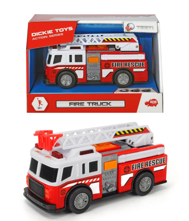 Пожарна със звук и светлина 15см Дики, Simba Dickie