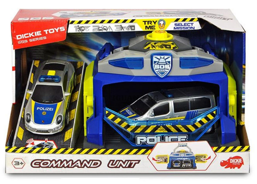 Полицейска станция Дики SOS, с Порше и Бус Ситроен