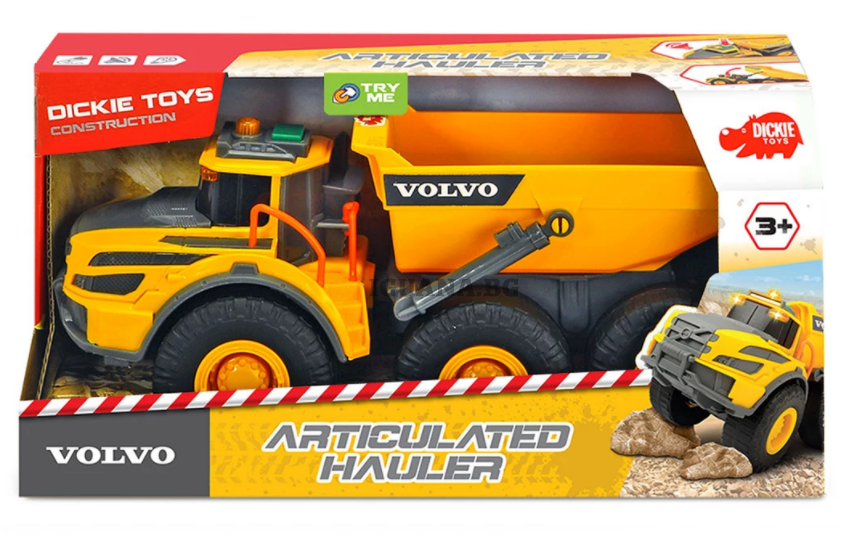 Съчленен самосвал Дики Volvo, 23 см.