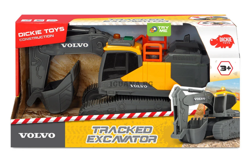 Гъсеничен багер Дики Volvo, 23 см.