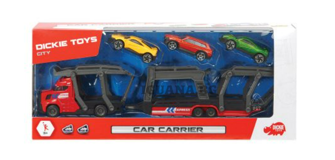 DICKIE Автовоз с три колички