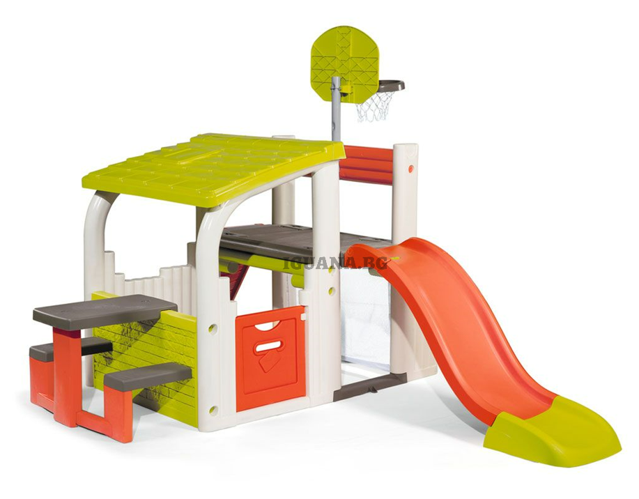 Smoby Център за игра пързалка