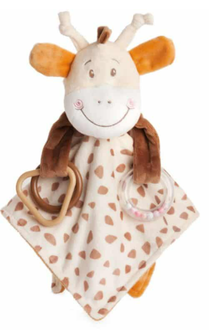 Мека играчка Дуду за гушкане със жираф
