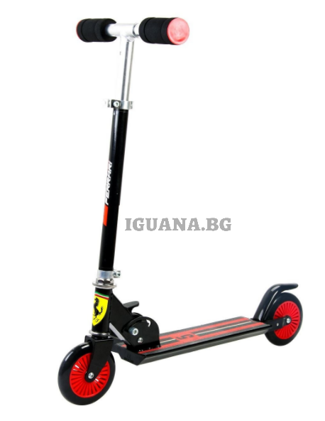 Детска алуминиева тротинетка, Ferrari, 65 x 33 x 76 см