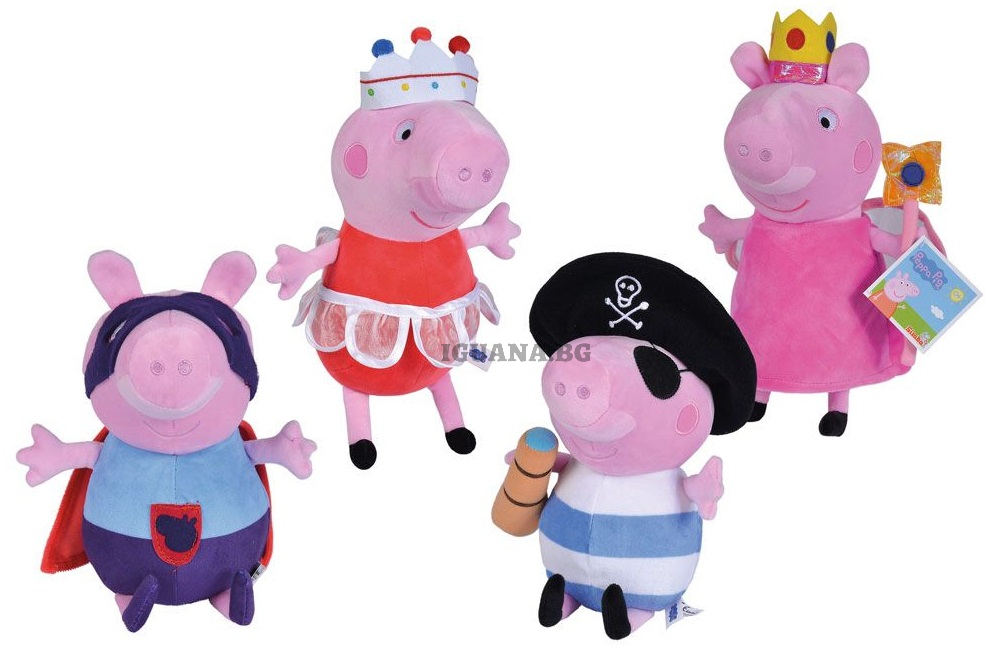 Peppa Pig Плюшeна фигурка 20-22см, 4 модела